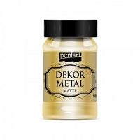 Dekorační barva Pentart 100 ml metalická matná