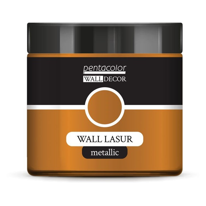 Metalická glazura na stěny 500 ml – Bronz