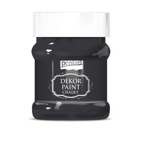 Dekorační křídová barva Chalky Pentart - 230 ml – Černá