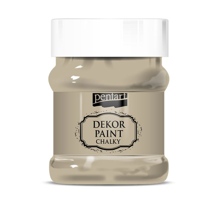Dekorační křídová barva Chalky Pentart - 230 ml – cappuccino