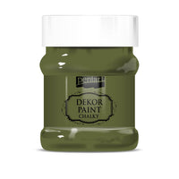 Dekorační křídová barva Chalky Pentart - 230 ml – trnitá zelená