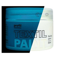 Barva na textil Profil zářící ve tmě modře 50 ml