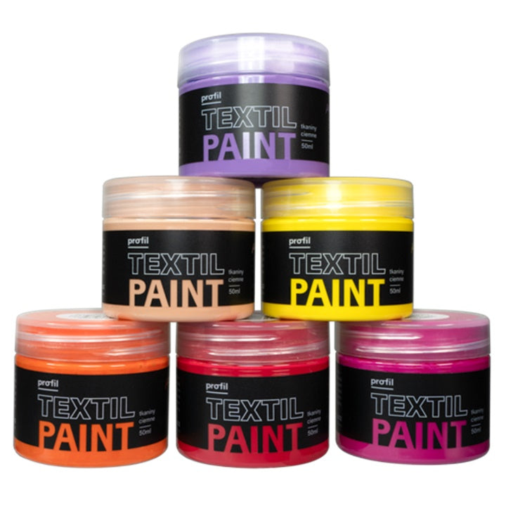 Sada barev na tmavý textil Profil - SUNSET BOULEVARD 6 x 50 ml