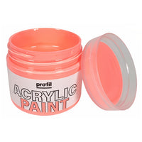 Akrylové barvy Acrylic Paint 50 ml - Profil – fluo červená