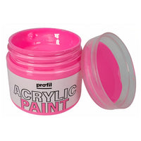Akrylové barvy Acrylic Paint 50 ml - Profil – fluo ružová