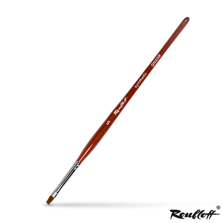 Plochý štětce Roubloff na nehtový design