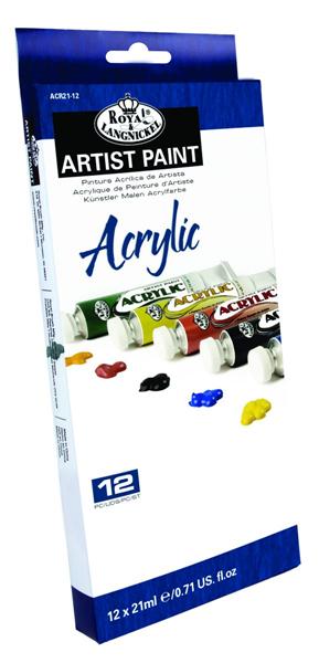 Akrylové barvy ARTIST Paint 12x21ml