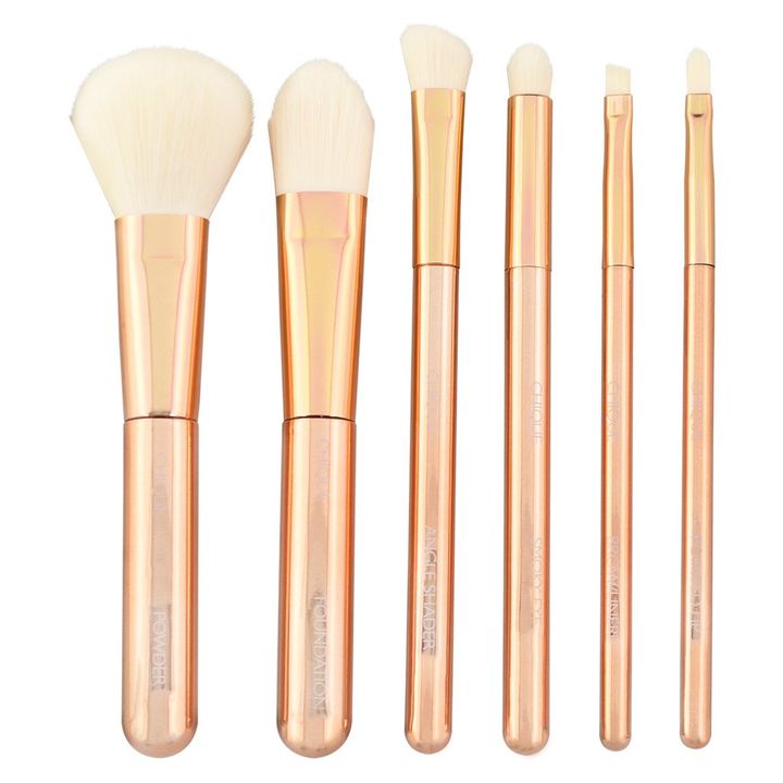Sada štětců Rosegold