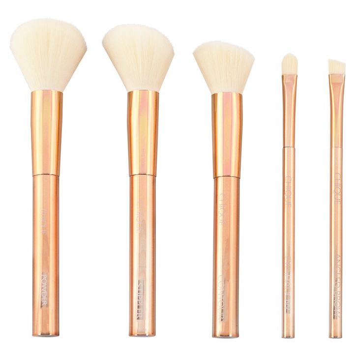 Sada štětců Rosegold