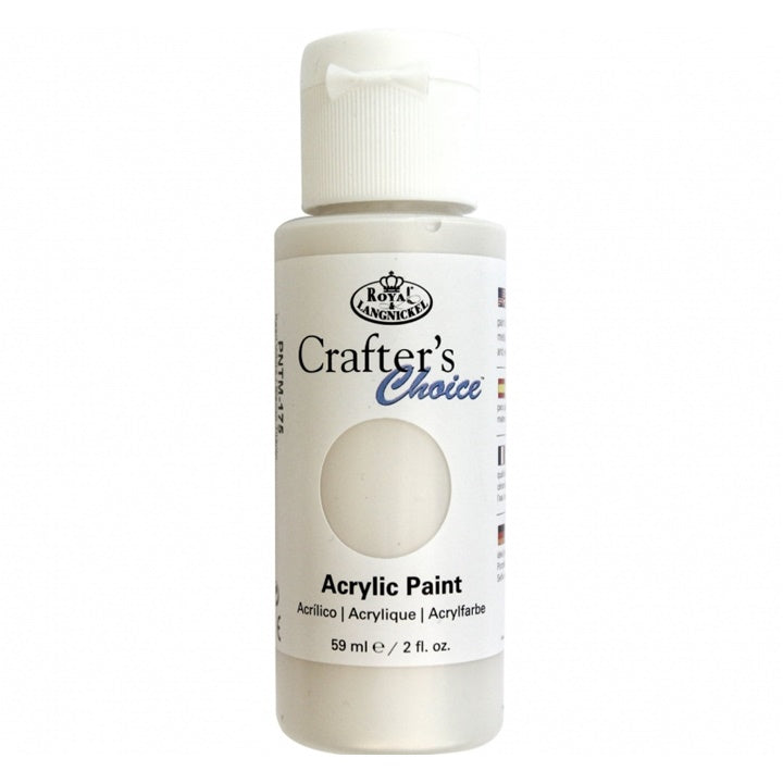 Akrylová barva Essentials metalicko-perleťová - 59 ml – Pearl White