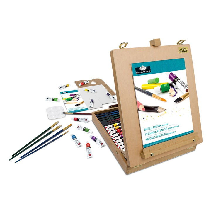 Mixed Media Art Set v dřevěném pouzdře, 48 kusů