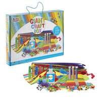 Kreativní sada Giant Craft Box 500 kusů modrá