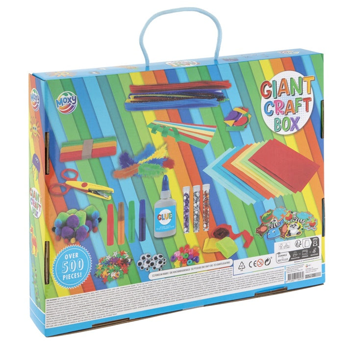 Kreativní sada Giant Craft Box 500 kusů modrá