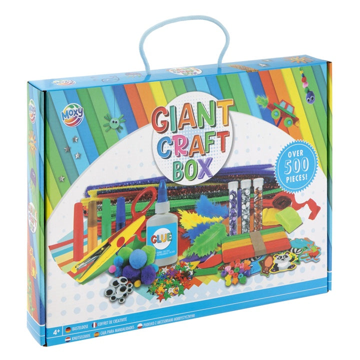 Kreativní sada Giant Craft Box 500 kusů modrá