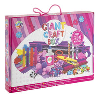Kreativní sada Giant Craft Box 500 ks růžová