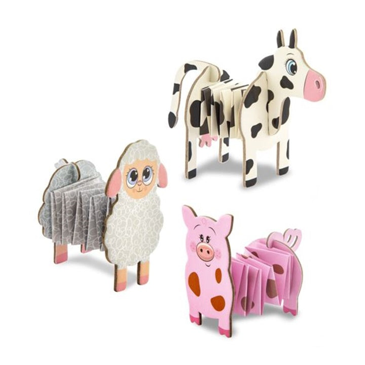 DIY Farm Animal Paper Craft Set