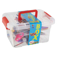 Kreativní krabice 230+ dílků CRAFT KIT v úložné krabici