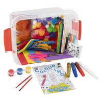 Kreativní krabice 230+ dílků CRAFT KIT v úložné krabici