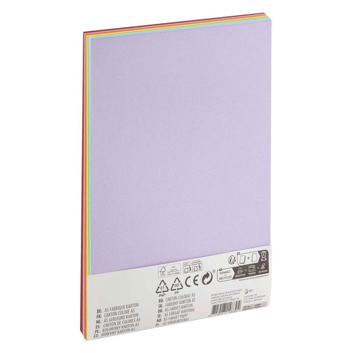 Barevný karton Moxy A5, 40 listů, 200 g/m²