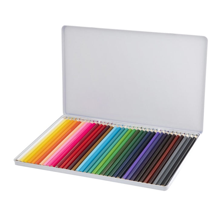 Pastelky v plechové krabičce 36 ks