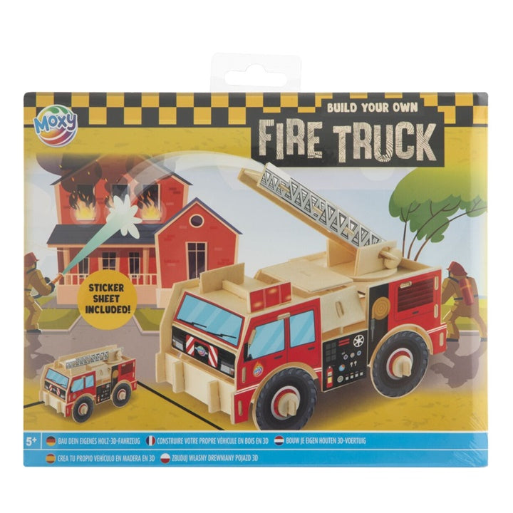 3D dřevěné puzzle s nálepkami