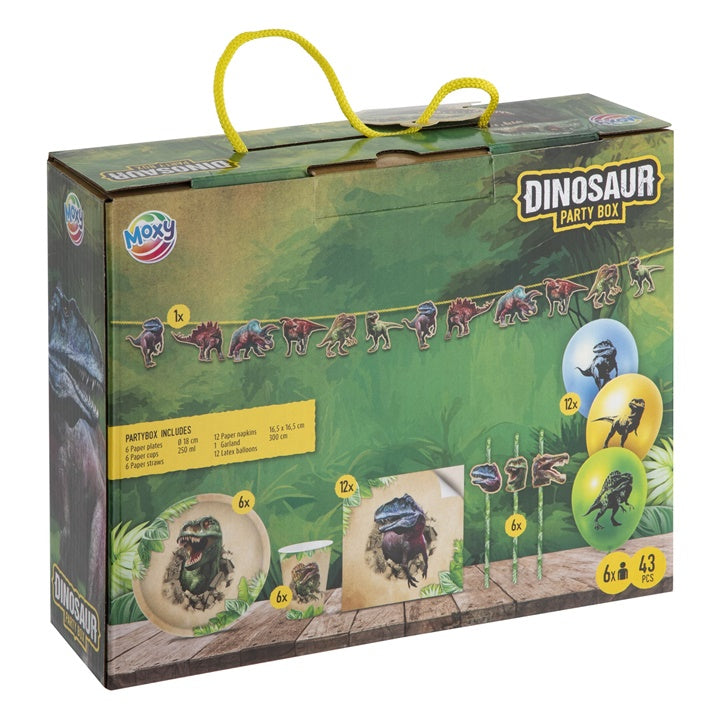 Set pro dětskou párty s tématem dinosaurů 43 ks