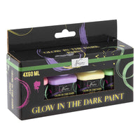 Sada akrylových barev Glow in the Dark Nassau 4 x 60 ml