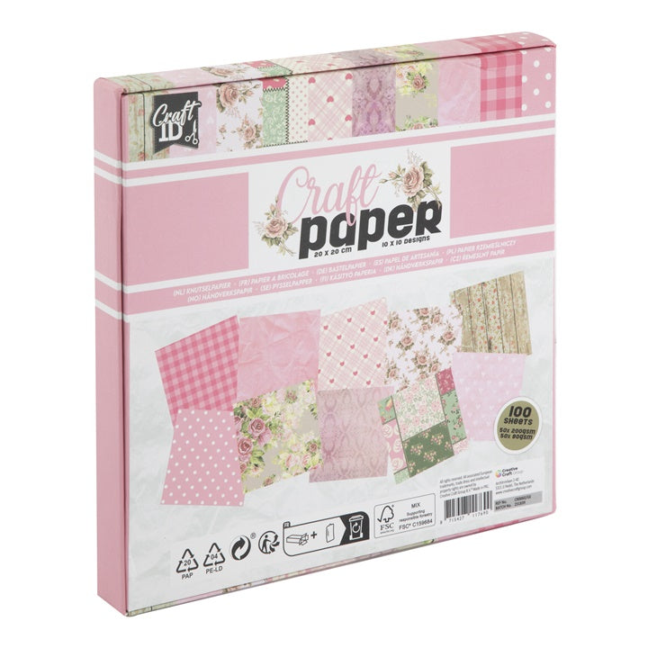 Scrapbookingový papír 20 x 20 cm
