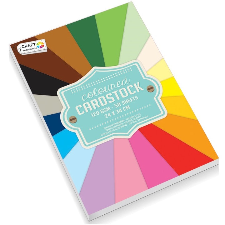 Barevný karton Craft Sensations 24x34 cm - 50 listů