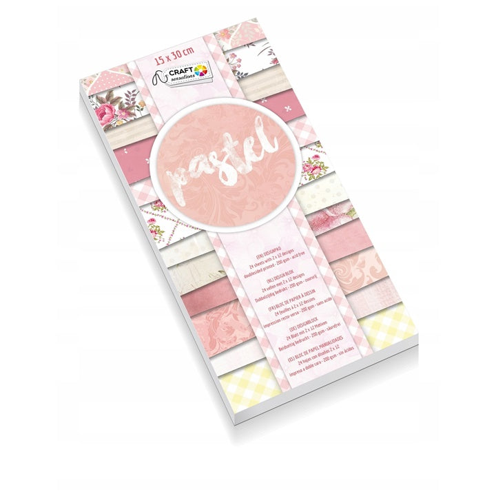 Papír na scrapbooking Craft Sensations 15x30 cm - 24 listů