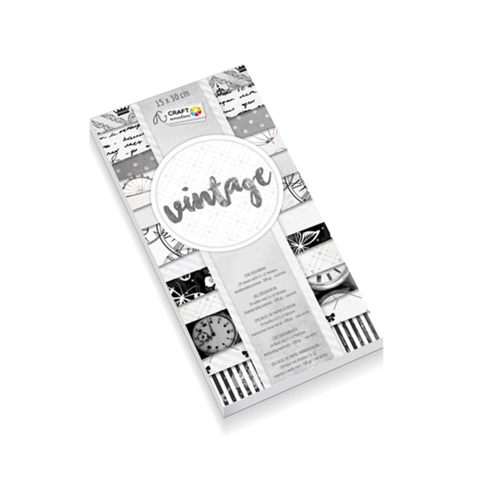 Papír na scrapbooking Craft Sensations 15x30 cm - 24 listů