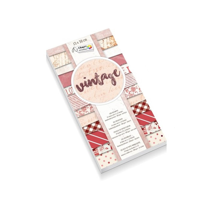 Papír na scrapbooking Craft Sensations 15x30 cm - 24 listů