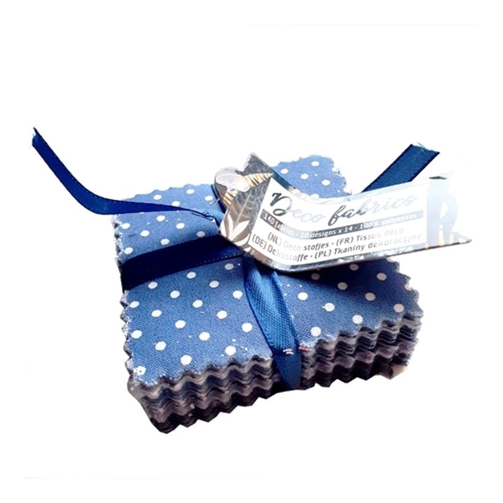Dekorační mini látky pro patchwork 140 ks