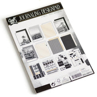Scrapbookingový papírový blok A5 24 listů černý