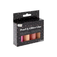 Perleťové a glitrové lepidlo 4 x 20 ml