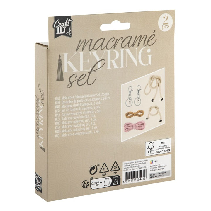 Macramé Keychain Kit