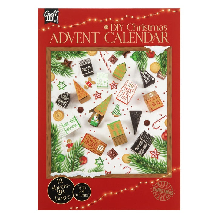 DIY papírový adventní kalendář