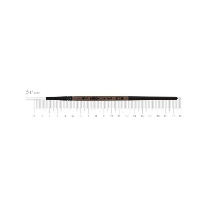 ROSA MOON 1203R syntetický kulatý štětec
