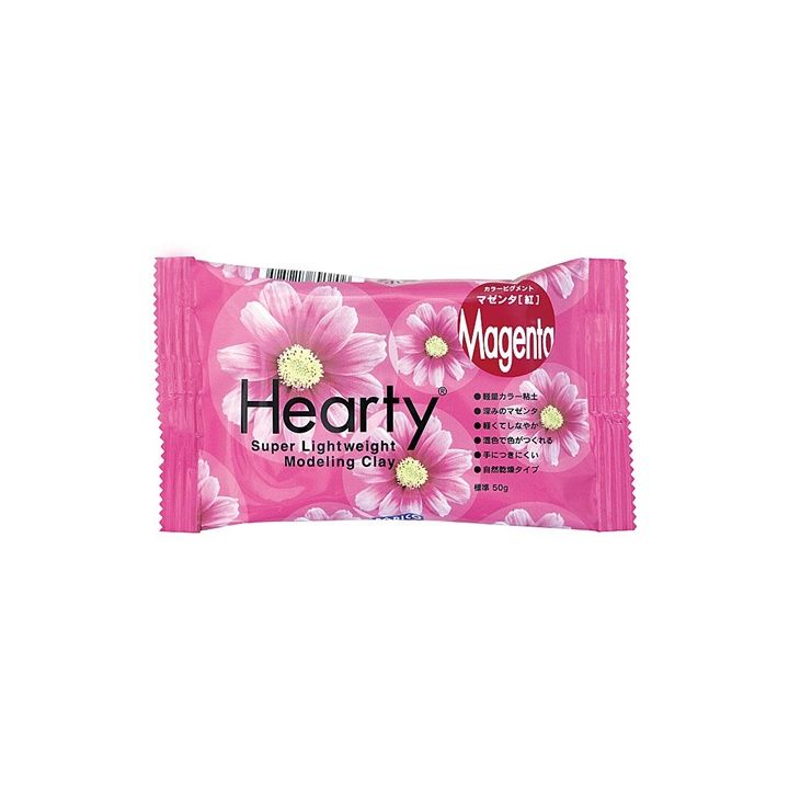 Ultralehký samotvrdnoucí jíl Hearty Padico 50 g – Magenta