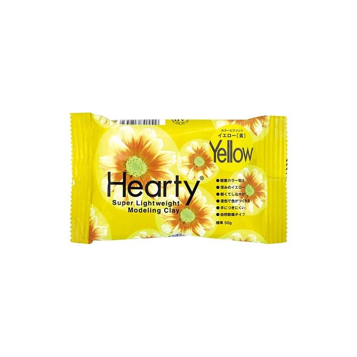 Ultralehký samotvrdnoucí jíl Hearty Padico 50 g – Žlutá