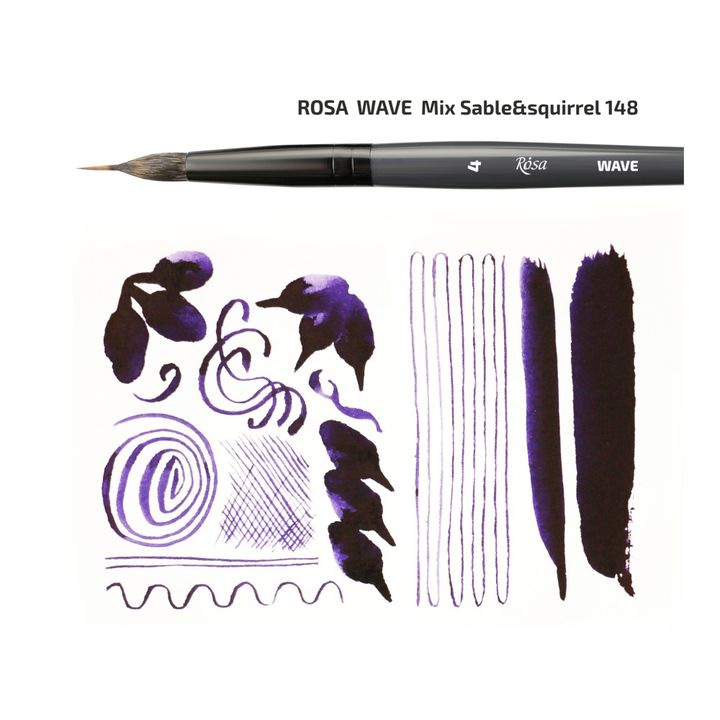 Přírodní kulatá vložka ROSA WAVE 148