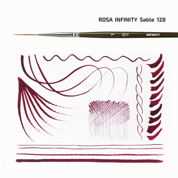 ROSA INFINITY 128 Sable Liner Brush