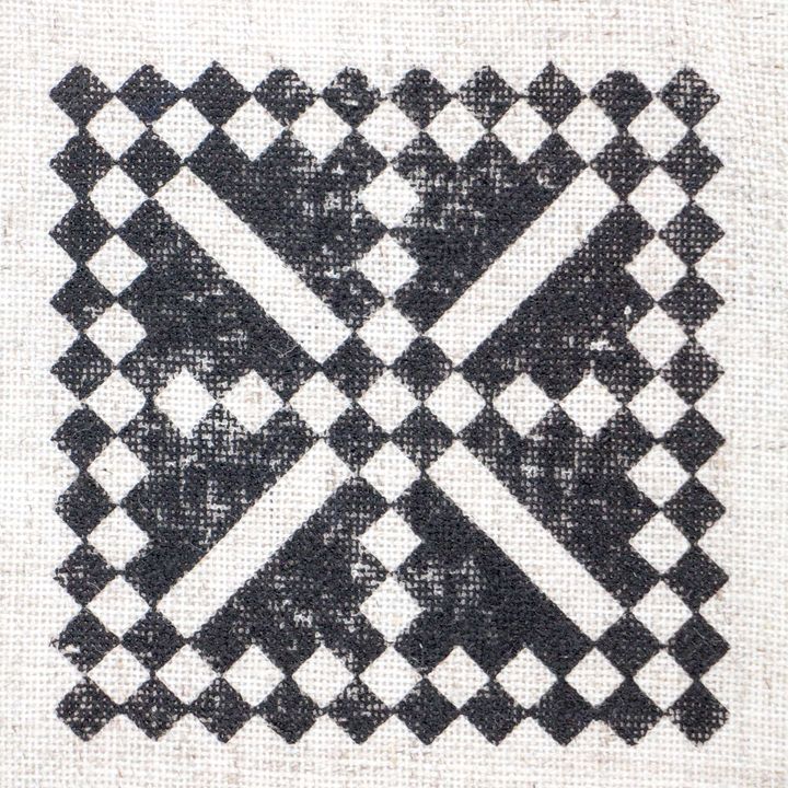 Dřevěné razítko ROSA TALENT č. 2 Geometrie 7,5x7,5 cm