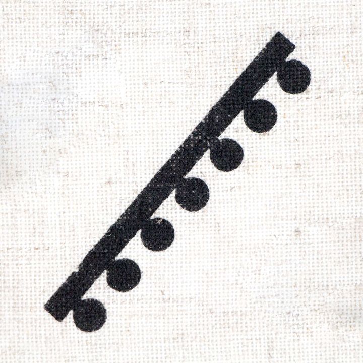 Dřevěné razítko ROSA TALENT č. 8 Geometrie 7x1,2 cm