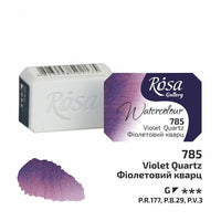 Akvarelové barvy Rosa Gallery pánvička 2.5 ml – 785 Fialový křemen