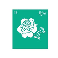 Samolepící šablona Rosa Talent 9 x 10 cm - vzor č. 13