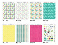 Sada scrapbookingových papírů Květinová zahrada 21 x 29,7 cm
