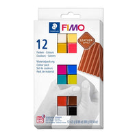 Polymerová sada FIMO LEATHER EFFECT 12x25g