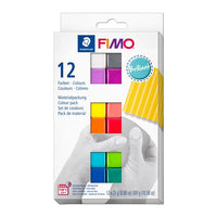 Sada FIMO měkké polymerové hmoty, zářivé barvy 12x25g