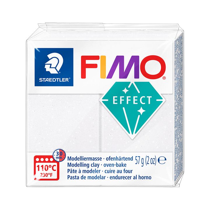 FIMO Effect Polymer Clay 57g – Bílá galaxie